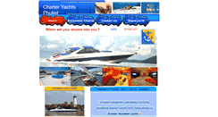 Desktop Screenshot of charteryachtsphuket.com