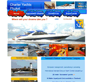 Tablet Screenshot of charteryachtsphuket.com